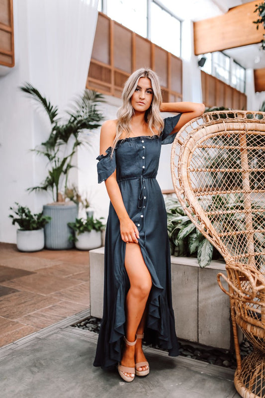 women wearing a high low dress